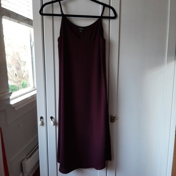 Aritzia Babaton V Neck Slip Midi Dress Adjustable Strap - Picture 3 of 5